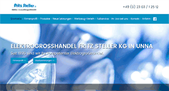 Desktop Screenshot of elektro-steller.de